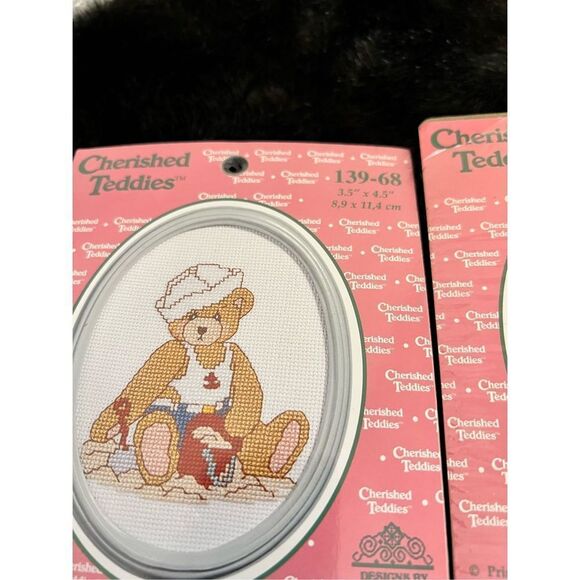 Janlynn Cross Stitch Kit Cherished Teddies Lifeguard Beach #139-68 , 66 - Picture 3 of 6